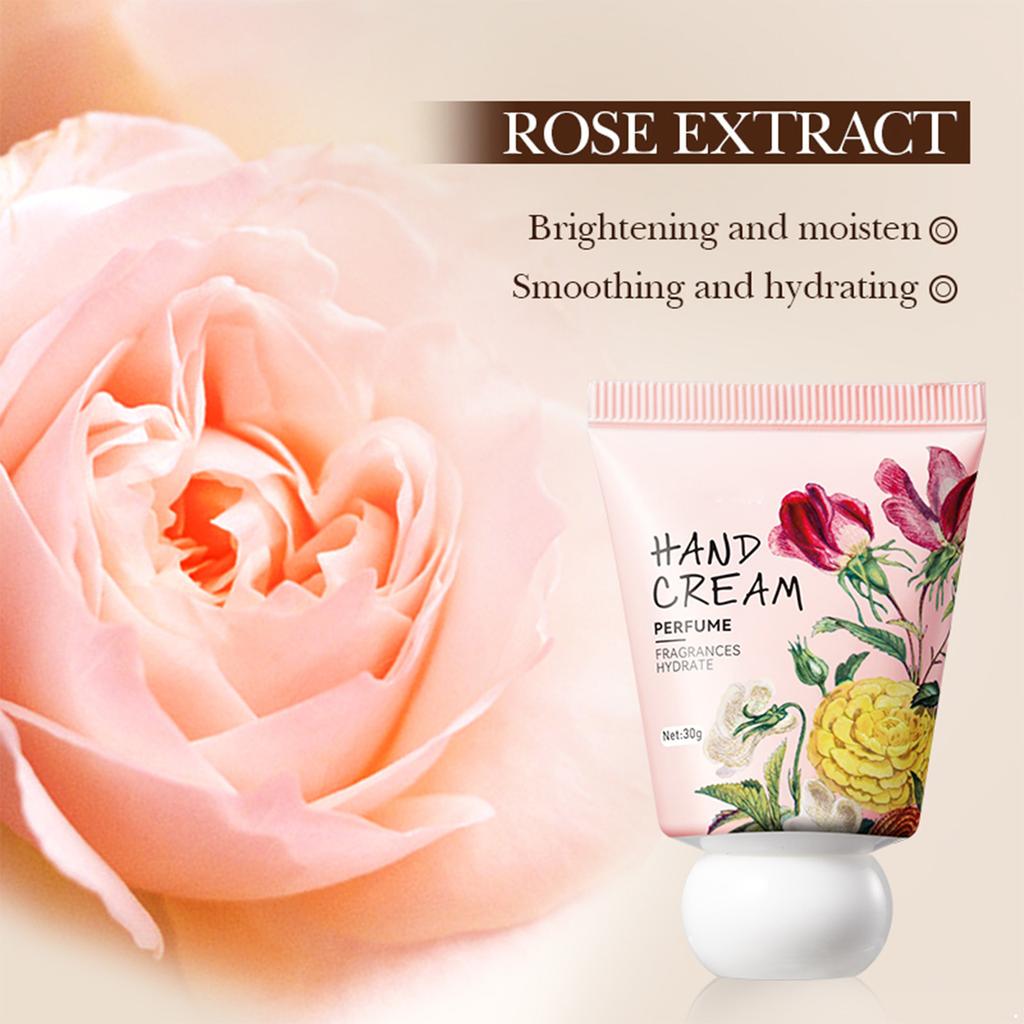 Набор из 5 дорожных кремов для рук с ароматом - Увлажняющий питательный лосьон для сухой кожи, Зимний уход для рук