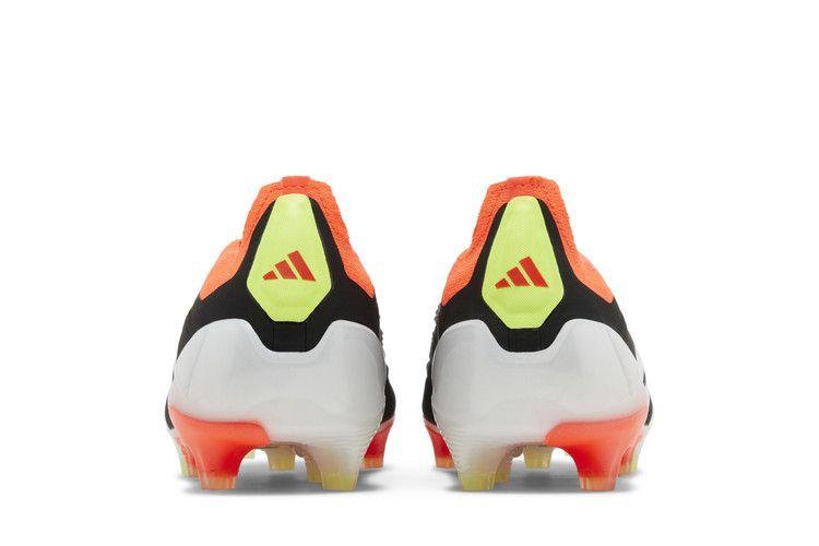 Мужские кроссовки adidas Predator Elite Laceless FG Solar Energy Pack Черный/Белый/Красный