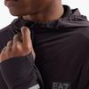 Emporio Armani EA7 Весна-Лето 2024 Толстовка с капюшоном на молнии с длинным рукавом и принтом логотипа Мужская толстовка Черный 6DPM57-PNDDZ-1771