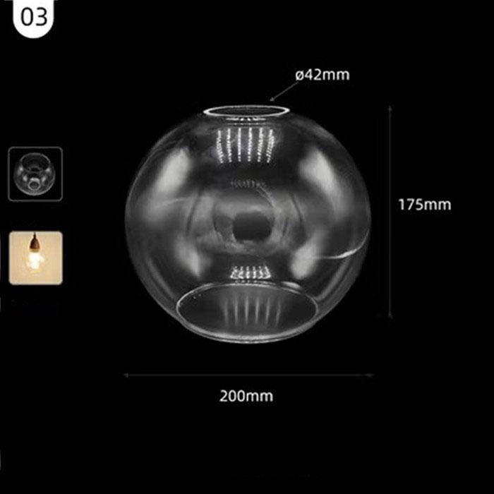 Большой прозрачный стеклянный абажур особой формы 42 мм, открывающаяся чаша, винная кружка, тыква, нестандартный прозрачный E26 E27, сменный абажур