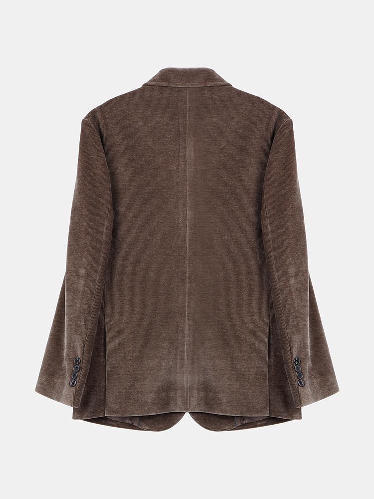 Ikalook Big Size Corduroy Basic Men'S Casual Jacket Bjk105