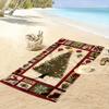 Christmas Tree Holiday Towel Beach Towel Quick-drying for Travel Outdoor Sports Jogging Beach and Swimming