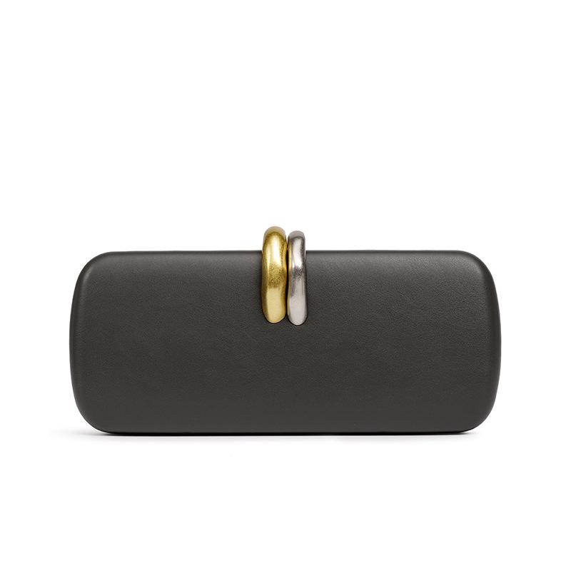 Elegant Box Clutch Ladies Evening Bags for Women Clip Bag Designer Handbags and Purses Shoulder Crossbody Bag Wedding Purses