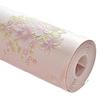 1Sheet Floral Printed Background Decoration Wall Sticker Home Decor Self Adhesive Living Room Non Woven Fabric Bedroom