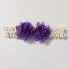New baby lace headband cute chiffon flower children's headscarf thin comfortable baby hair accessories