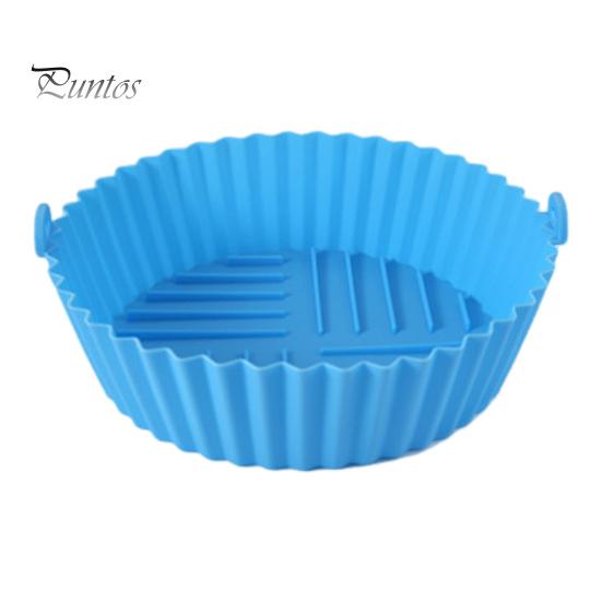 Silicone Air Fryer Pot Tray Prevents Residue BPA-Free Silicone Fryer Liner Replacement for Parchment Liner Paper Food-Safe Air Fryer Oven Accessories