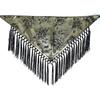 Chinese Style Triangular Waist Belt Printing Mini Apron Fashion Bohemia Wide Waistband  Streetwear