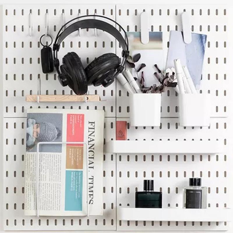 Wall Shelf Pegboard Display Diy Pegboard Kit Hole Board For Wall Panels Home Decor Hanging Shelf Decoration