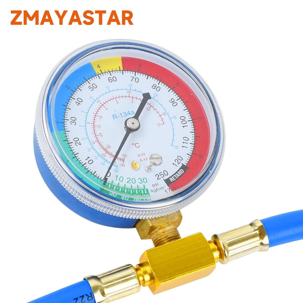 Zmayastar R134a zm-240420-40 Шланг для заправки кондиционера газом с манометром для автомобилей, расходные материалы,