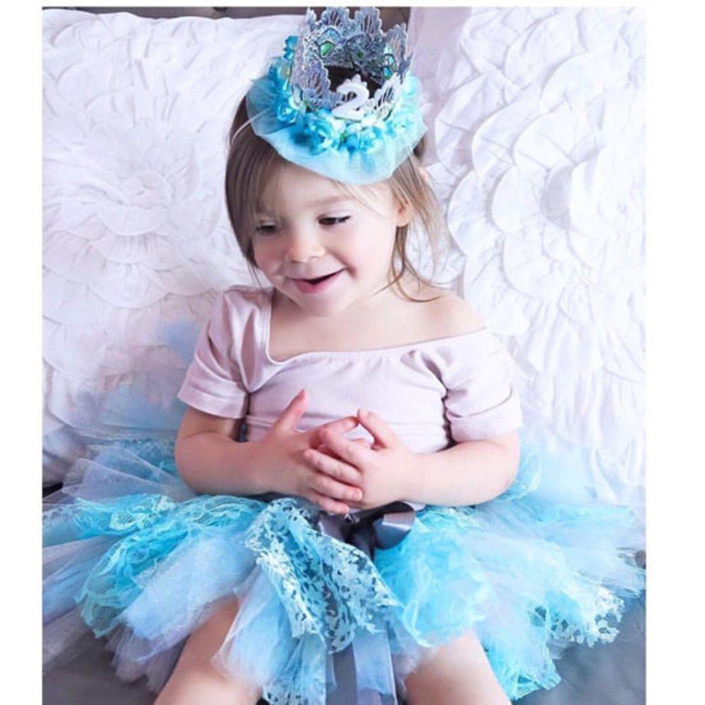 Kids Gift Boys Girls Princess Crown Hair Band 1 Years Old Baby Birthday Hat Flower Headwear