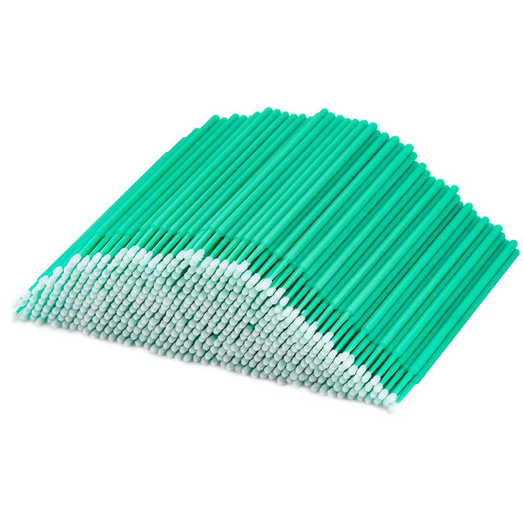 500/1000 Pcs Crystal Microbrushes Applicators Disposable Microswabs for Eyelash Extensions Micro Wands Spoolie 5