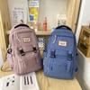 IELGY Large-capacity Waterproof Korean Style Backpack Female Student Casual Computer Bag Foreign Style All-match Backpack