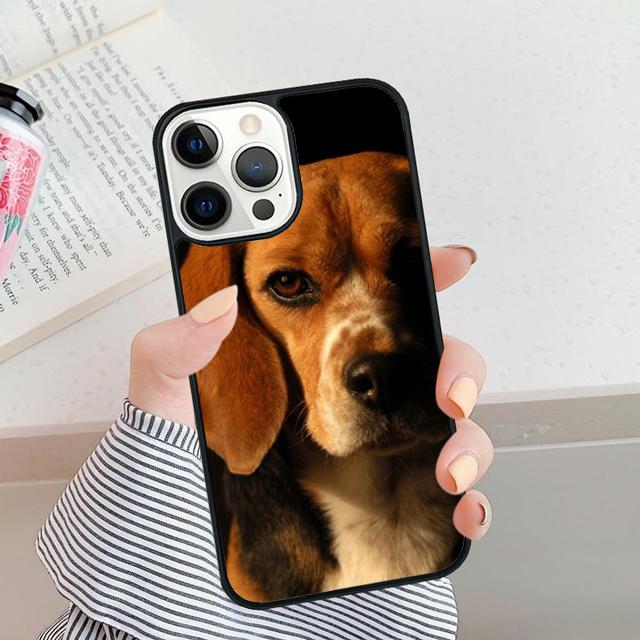Милый телефонный чехол с собакой Бигль Для Для iPhone 17 Air 16 15 11 12 13 14 Pro Max Plus coque