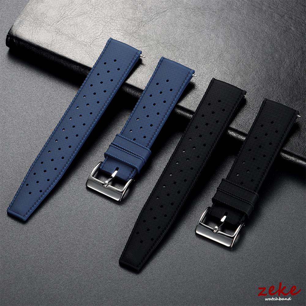 18/20/22mm Tropic Silicone Watch Straps for Seiko for Oris for Omega Quick Release Band Diving Waterproof Sports Rubber Bracelet
