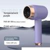Высокопроизводительный фен с беспроводной зарядкой ионной технологией, быстрая сушка для бережного ухода за волосами, фен серый (10 ватт)