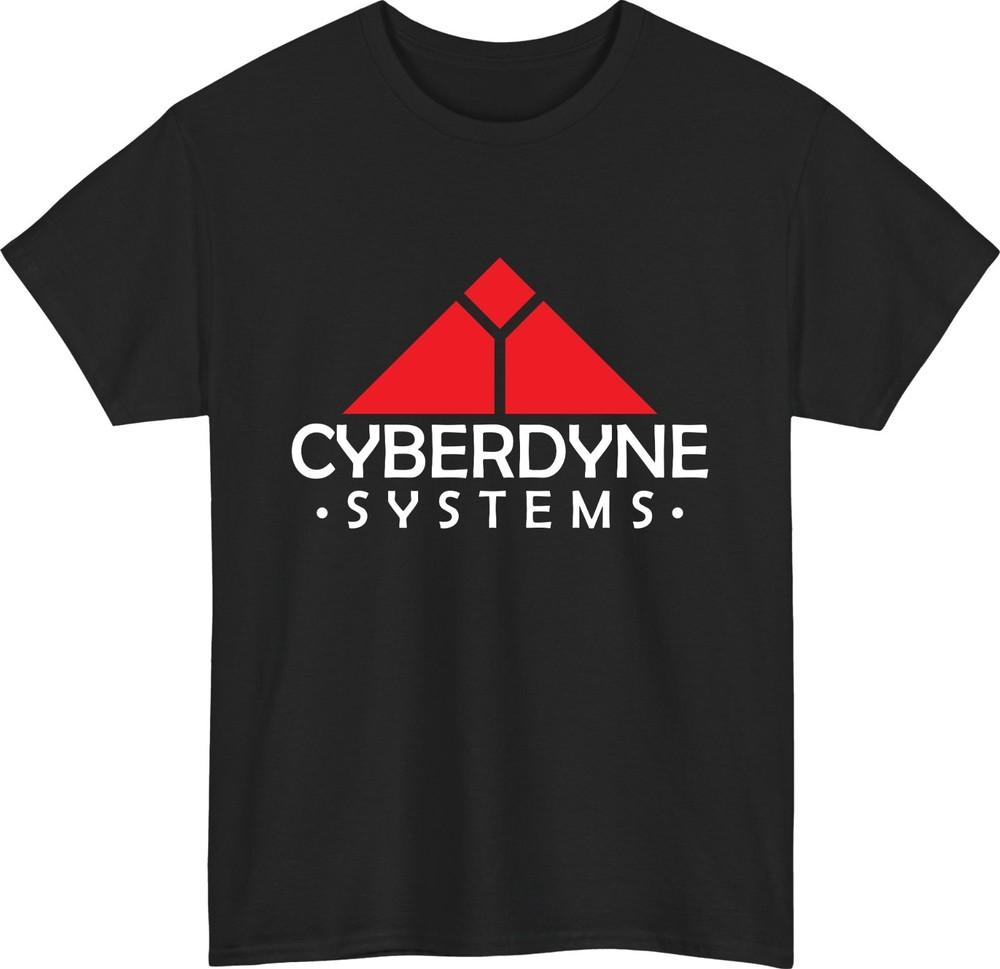 Cyberdyne systems tshirt terminator sci fi logo retro 80s geek skynet gift top