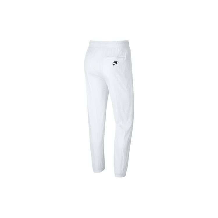 Jordan Legacy AJ 6 Logo Taped Mid-Rise Relaxed Fit Joggers Men Bottoms White BV5402-100