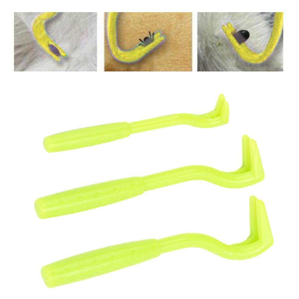 2 набора пинцетов для удаления клещей, ловцов насекомых и блох из ABS-пластика, инструмент для ухода за собаками и кошками