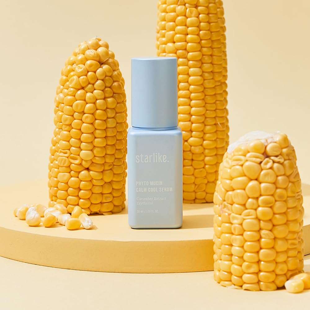 Звездообразный. Сыворотка для лица Starlike Phyto Mucin Calm Cool 30 мл: Уменьшает покраснение, низкое раздражение, охлаждает, увлажняет, содержит центеллу и бамию