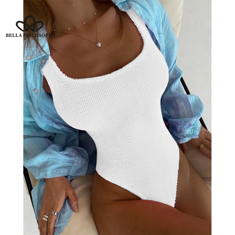 Sexy Women One Piece Swimsuit Swimwear Female Solid Push Up Thong Bather Bathing Suit Monokini Brazilian Swimming Suits