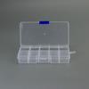 Plastic Detachable Storage Case Square Fishing Tackle Box 10 Compartments Storage Box Fishing Box