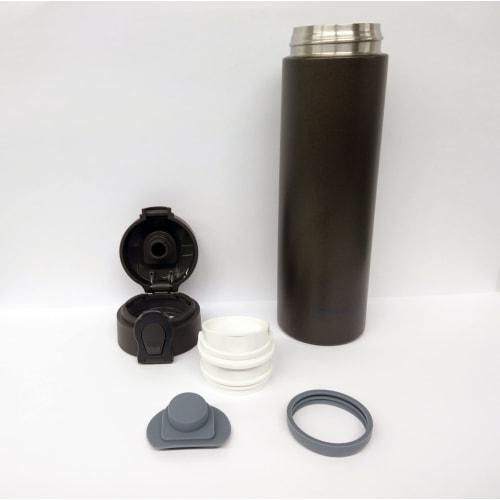 The-peacock Thermos (The-peacock) Peacock Thermos, 0.5L Stainless Steel Water Bottle, Insulated for Hot and Cold Drinks, Brown, AKF-50 T