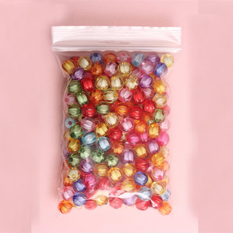 Акрил 8/10 мм арбуз ожерелье браслет сэндвич ремесла кулон DIY аксессуары 200 шт./100 шт. изготовление ювелирных изделий свободные бусины для дома
