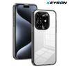 KEYSION Transparent Case for TECNO Spark Go 2024 20 Pro 20C TPU+PC Anti-slip HD Clear Shockproof Phone Cover for Tecno Pop 8