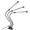 DC5V 27W 3-headed LED Plant Growing Light with Adjustable 360 Degrees  Goosenecks Red and Blue Light Bulbs