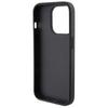 Ferrari Perforated Waves Metal Logo Case For Iphone 15 Pro - Black