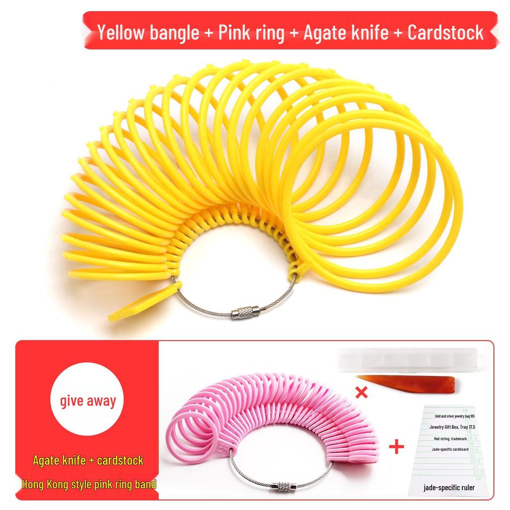 Jade Bangle Sizer and Expander Tool: Circle Measurement and Finger Sizer