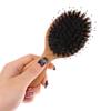 Щетка для волос с щетиной кабана, массажная расческа, антистатическая расческа для волос и кожи головы, расческа для укладки, распутывания, выпрямления, мини-расческа с воздушной подушкой