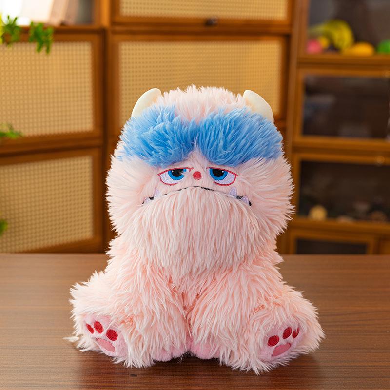 Creative Long-Haired Monster Plush Doll - Cute Stuffed Toy & Sleeping Pillow Gift for Girls