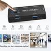 4-в-1 USB-переключатель-хаб, 2 входа, 4 выхода, KVM-разветвитель, USB-переключатель для общего доступа для ПК/игровой консоли