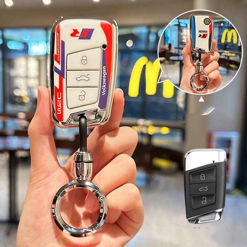 Для VOLKSWAGEN TPU Чехол-держатель-защита для умного ключа автомобиля-брелка Для VW Volkseagen Passat B8 Magotan Бесключевой Брелок