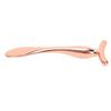 Eye Cream Applicator Rose Gold T Shape Scoop Dual Head Promote Absorption Reduce Edema Eye Cream Massage Wand Stick
