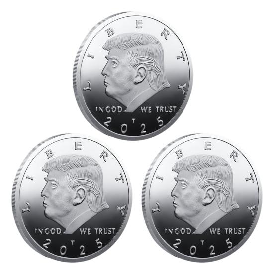 Памятная монета Liberty, металлическая монета с изображением Трампа, 47-й президент США, коллекционный жетон, подарок сторонникам MAGA/KAG