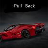 1/24 Laferrari Alloy Open Sports Car Model Diecasts & Toy Vehicles Metal Car Model Simulation Sound and Light Kids Gift