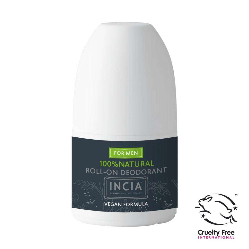 INCIA % 100 Натуральный - Шариковый дезодорант для мужчин - 50 мл