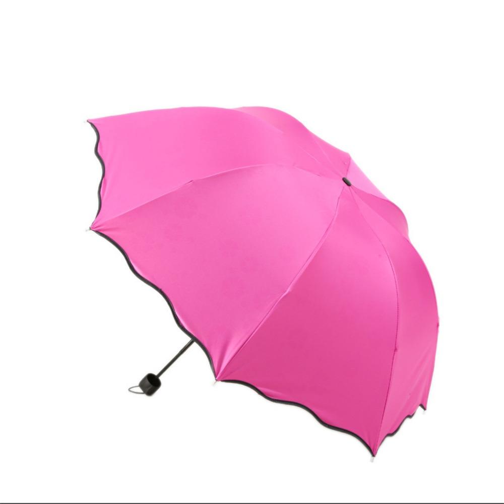 UV Protection Portable Sunshade Bloom In Water Women's Parasol Folding Rain Umbrella Travel
