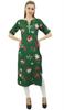 Women's Floral Printed Green Kurta Classic Chic Designer Tunic