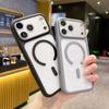 Luxury Transparent Magnetic Phone Case For iPhone 17 Pro Max 17Pro 17 Air For Magsafe Wireless Charging Camera Protection Cover
