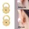 10pcs Earring Lifters Adjustable Hypoallergenical Ear Lobe Support Backs Metal Earring Stoppers for Droopy Earrings