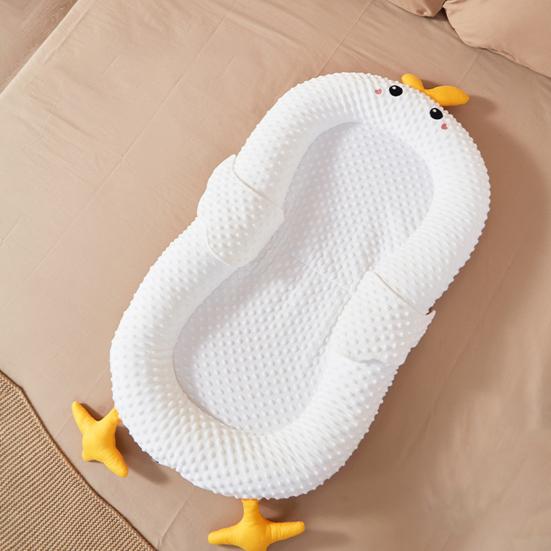 Портативный детский шезлонг Регулируемая подушка поддержки Складное основание Детская кроватка Легкий Удобный Кроватка для кормления из бутылочки для новорожденных