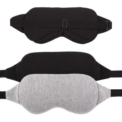 Хлопковая маска для глазХлопковая регулируемая маска для глазУдобная и дышащаяПутешествоватьОтдыхСонСонПолнотеневые маски для глаз
