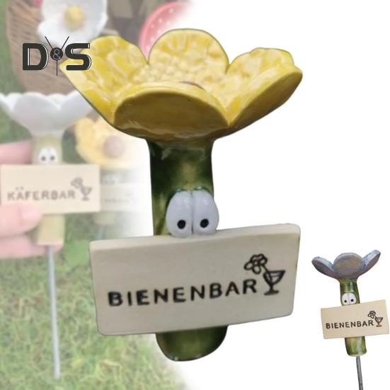 Фонтан для поения насекомых, опылители, автоматическая станция поения, нержавеющая цветочная питьевая станция для пчел, бабочек, садовые аксессуары