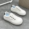 INS White Shoes Women's Fashionable Spring New Platform Height Increasing Breathable Casual Shoes