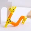 Fidget Pipe Toy Flexible Stretchable DIY Squeezing Pipe Vent Toy Relieve Boredom Cute Giraffe Stretch