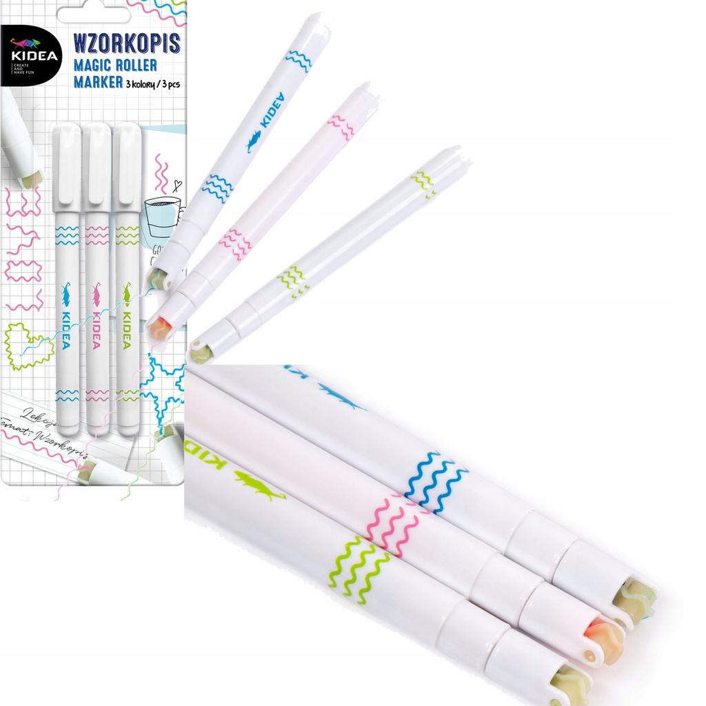 Magiczny Wzorkopis W Pisaku Kidea 3 Kolory Blister