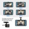 2025 Новый HD 1080P 4" сенсорный экран IPS видеорегистратор передняя и задняя камера автомобильный видеорегистратор черный ящик для автомобиля ночное видение видеорегистратор для водителя